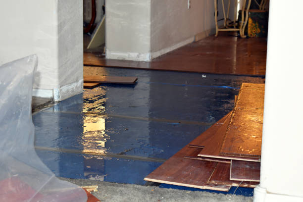 Professional Water Extraction technician working in Altamont, OR